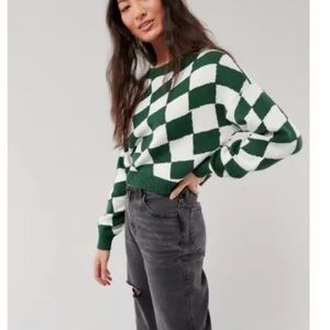 Warped Check Easy Sweatshirt
